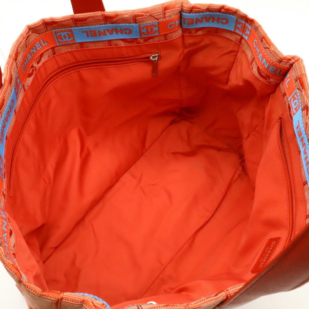 Red Leather Chanel Travel Line