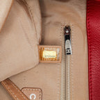 Red Leather Chanel Tote