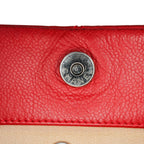 Red Leather Chanel Tote