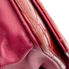 Red Leather Chanel Wallet On Chain