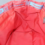 Red Nylon Chanel Tote
