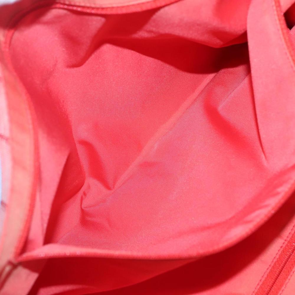 Red Nylon Chanel Tote