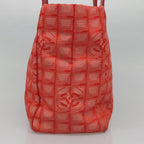 Red Nylon Chanel Tote