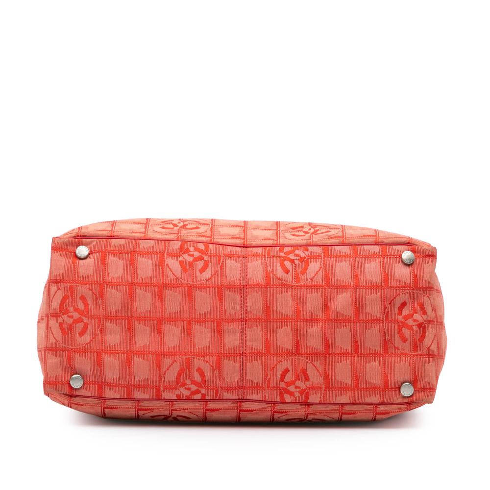 Red Nylon Chanel Travel Line