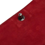 Red Suede Chanel Shoulder Bag