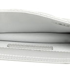 Silver Leather Chanel Crossbody Bag