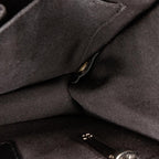 Silver Leather Chanel Flap Bag