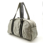 Silver Nylon Chanel Travel Bag