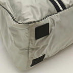 Silver Nylon Chanel Travel Bag