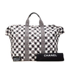 White Canvas Chanel Tote