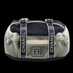 White Canvas Chanel Belt Bag