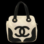 White Canvas Chanel Tote