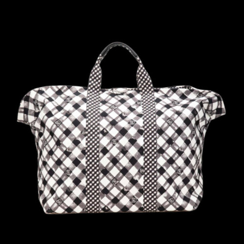 White Canvas Chanel Tote
