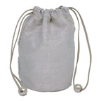 White Canvas Chanel Clutch