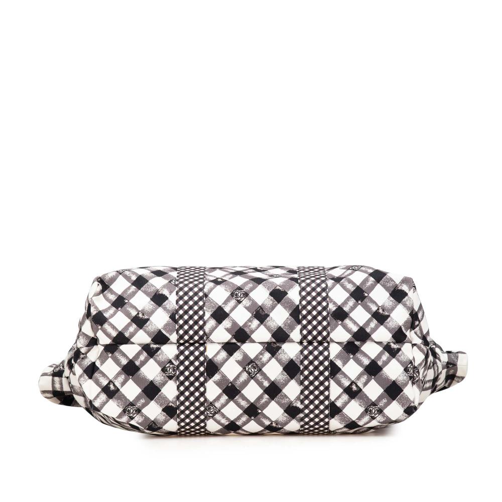 White Canvas Chanel Tote