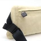 White Canvas Chanel Belt Bag