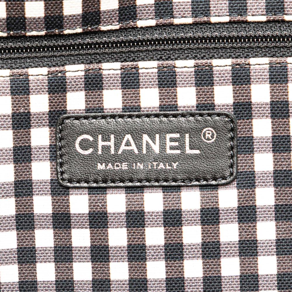 White Canvas Chanel Tote