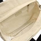 White Canvas Chanel Tote
