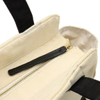 White Canvas Chanel Tote