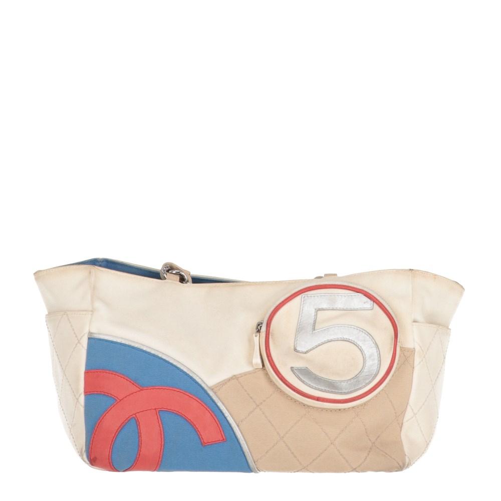 White Cotton Chanel Tote