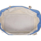 White Cotton Chanel Tote