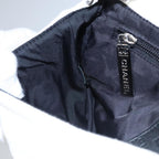White Fabric Chanel Shoulder Bag