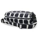 White Fabric Chanel Crossbody Bag