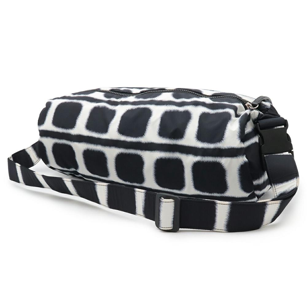 White Fabric Chanel Crossbody Bag