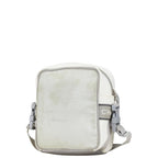 White Fabric Chanel Bucket Bag