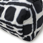 White Fabric Chanel Crossbody Bag