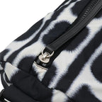 White Fabric Chanel Crossbody Bag