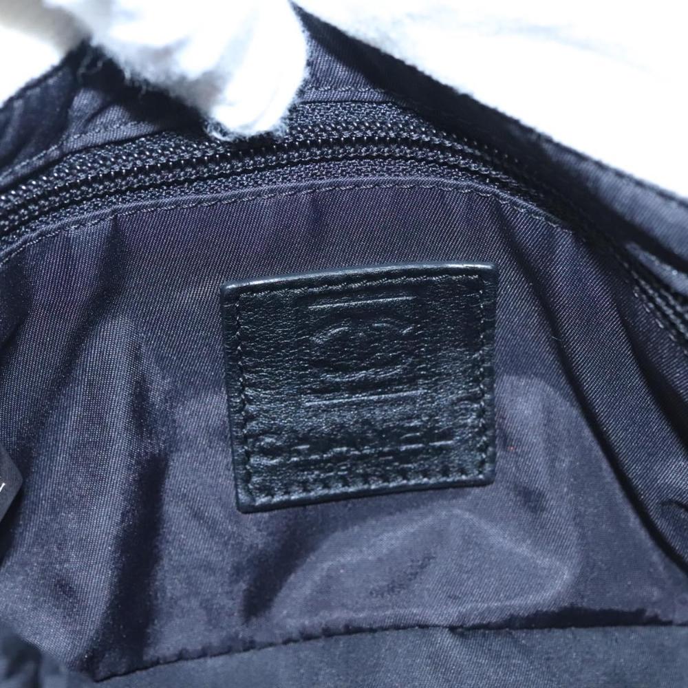 White Fabric Chanel Shoulder Bag