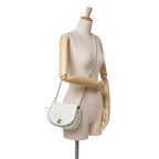 White Leather Chanel Flap Bag