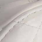White Leather Chanel Crossbody Bag