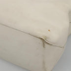 White Leather Chanel Tote