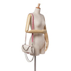 White Leather Chanel Flap Bag