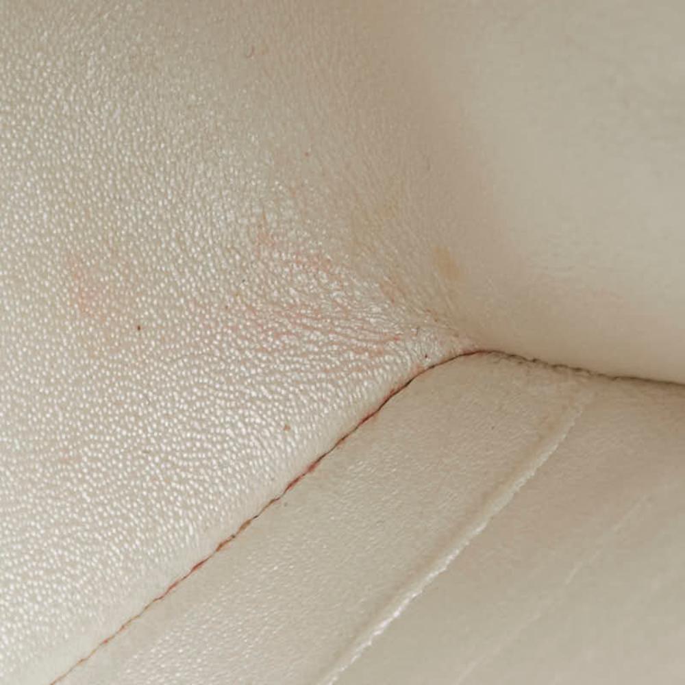 White Leather Chanel Flap Bag