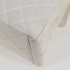 White Leather Chanel Shoulder Bag