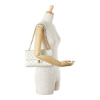 White Leather Chanel Flap Bag