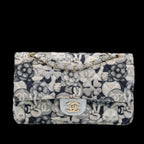 White Leather Chanel Flap Bag