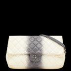 White Leather Chanel Shoulder Bag