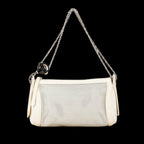 White Leather Chanel Shoulder Bag