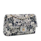 White Leather Chanel Flap Bag