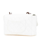 White Leather Chanel Shoulder Bag