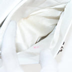 White Leather Chanel Shoulder Bag