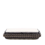 White Leather Chanel Crossbody Bag