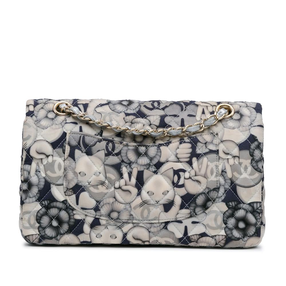 White Leather Chanel Flap Bag