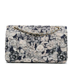 White Leather Chanel Flap Bag