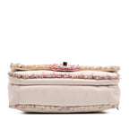 White Leather Chanel Flap Bag