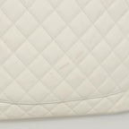 White Leather Chanel Tote
